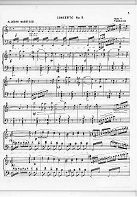 Paganini - Violin Concerto N5 a-moll - Piano part - first page