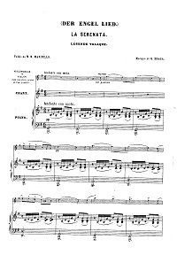 Braga - Serenade for violin - Piano part - first page