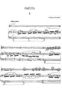 Lutoslawski - Partita for violin and piano - Piano part - first page