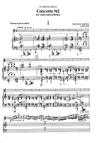 Martinu - Violin concerto N2 - Piano part - first page