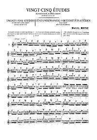 Moyse - Flute exercises - Flute part - first page