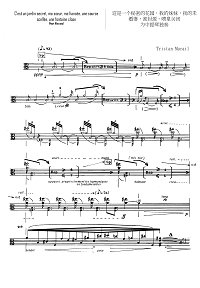 Tristan Murail - C'est un jardin secret, ma soeur for viola solo - Instrument part - first page