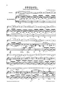Reinecke - Violin sonata op.116 - Piano part - first page