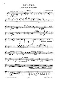 Reinecke - Violin sonata op.116 - Instrument part - first page