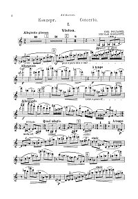 Roslavets - Violin concerto N1 - Instrument part - first page