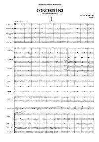 Schnittke - Cello Concerto N2 (1990) - Piano part - first page