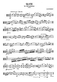 Slonimsky - Suite for viola and piano (1959) - Instrument part - first page