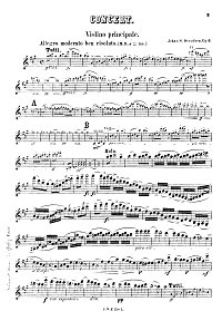 Svendsen - Violin concerto op.6 - Violin part - first page
