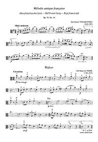 Viola pieces for beginners - Instrument part - first page