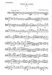 Alkan - Cello sonata op.47 - Instrument part - first page