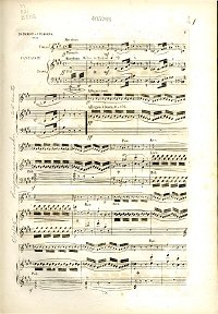 Beriot - Fantasy from Wilhelm Tell for violin - Piano part - First page