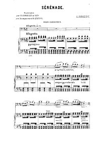 Borodin - Serenade for cello and piano - Piano part - first page