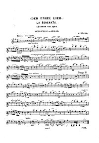 Braga - Serenade for violin - Instrument part - first page