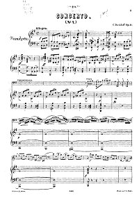 Davydov - Cello concert N4 op.31 - Piano part - first page