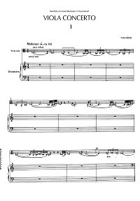Erod - Viola concerto - Piano part - first page