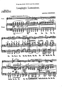 Godowsky - 12 Impressions for violin - Piano part - first page