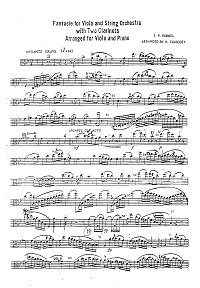 Hummel - Fantasy for Viola - Viola part - First page