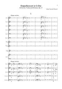 Hummel - Violin concerto op.17  - Piano part - first page