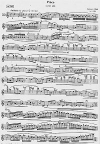 Ibert - Piece for flute solo - Flute part - first page