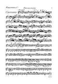 Kreutzer - Violin Concerto N17 - Piano part - First page