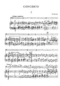 Martinu - Cello Concerto - Piano part - first page