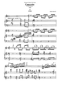 Milhaud - Violin concerto N1 - Piano part - first page