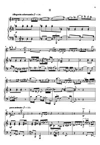 Penderecki - Violin sonata (2nd part only) - Piano part - first page