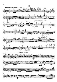 Penderecki - Violin sonata (2nd part only) - Instrument part - first page