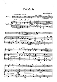 Rubinstehn - Violin sonata N.1 Op.13 - Piano part - first page