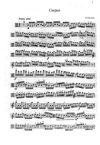Viola part - First page