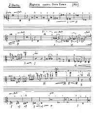 Schnittke - Madrigal in memoriam Oleg Kagan - Instrument part - first page
