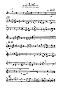 Song From A Secret Garden - The Rap for violin and piano - Instrument part - First page