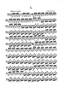 Szuk - 6 caprices for cello solo - Instrument part - First page