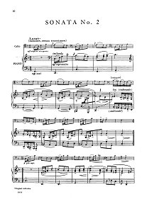 Vivaldi - Cello sonata N2 F-dur - Piano part - first page