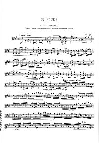Vieux - Viola studies N3 - 4 - Viola part - first page