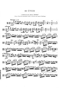 Vieux - Viola studies N5-N8 - Viola part - first page