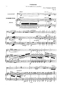 Piano part - First page