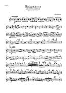 Первая страница партии violin